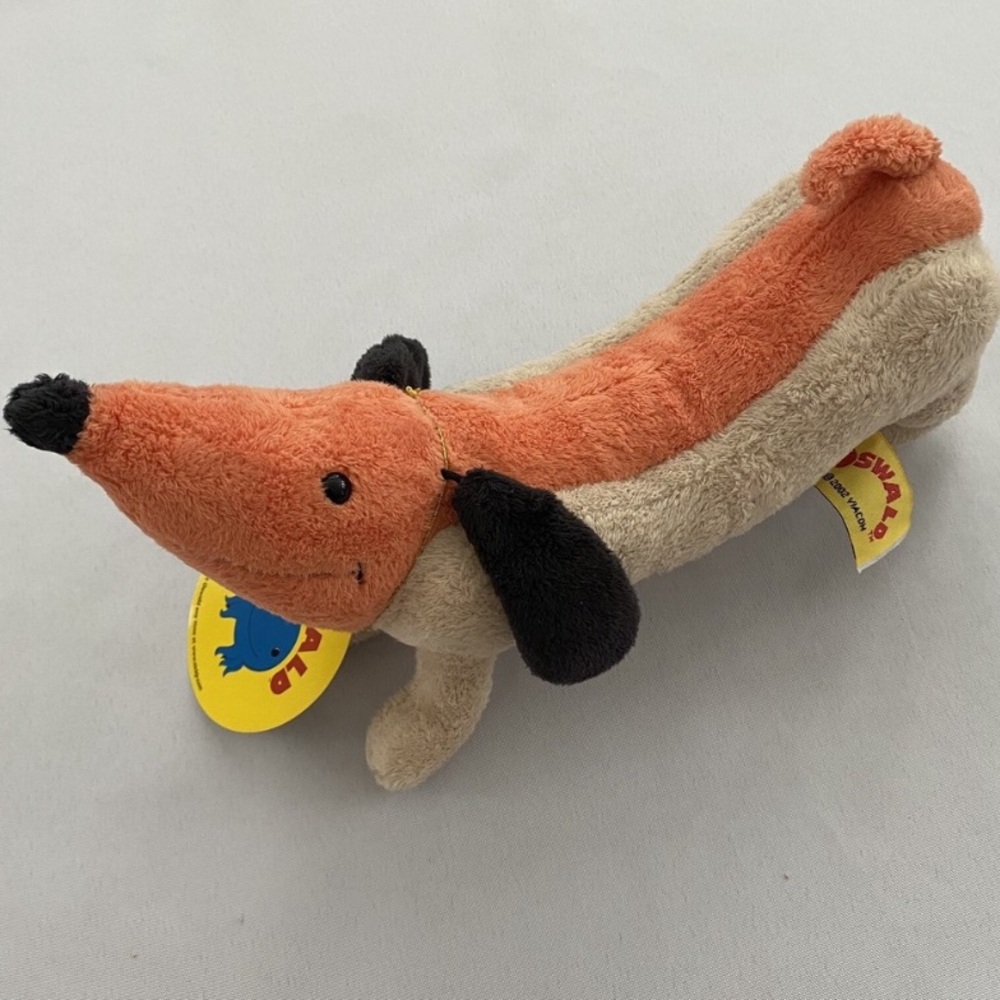 Vintage Gund Oswald My Name Is WEENIE 2002 Nick Jr Plush Wiener Dog NEW NWT